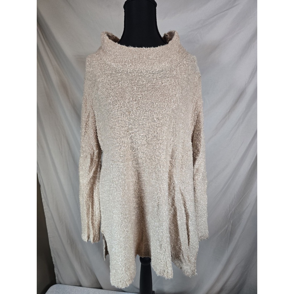 Umgee Long Sleeve Light Tan Cardigan Womens Large L Pockets